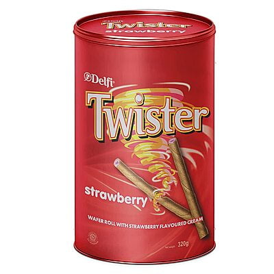 Delfi Twister Wafer Roll-320g